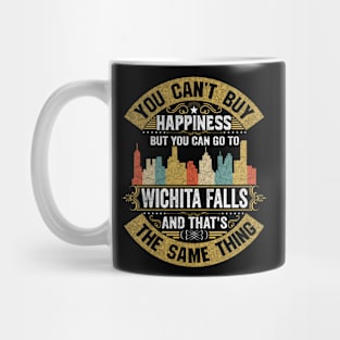 Wichita Falls City Texas State USA Flag Native American Mug